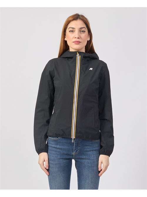 Llily K-way women's short jacket with hood K-WAY | K5127LW-LILY STRETCHUSY